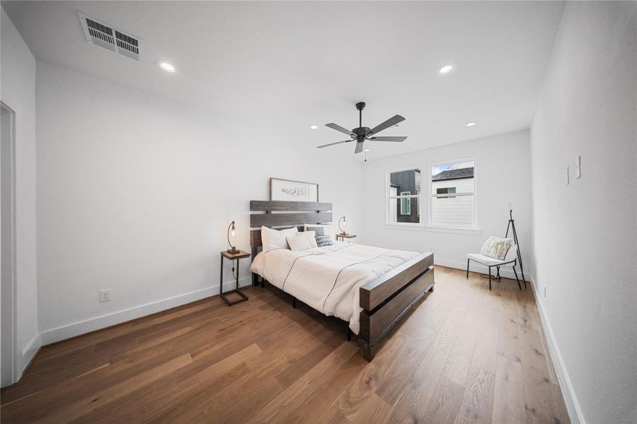 Furnished interior view inside a new home in , Houston (Image 18).