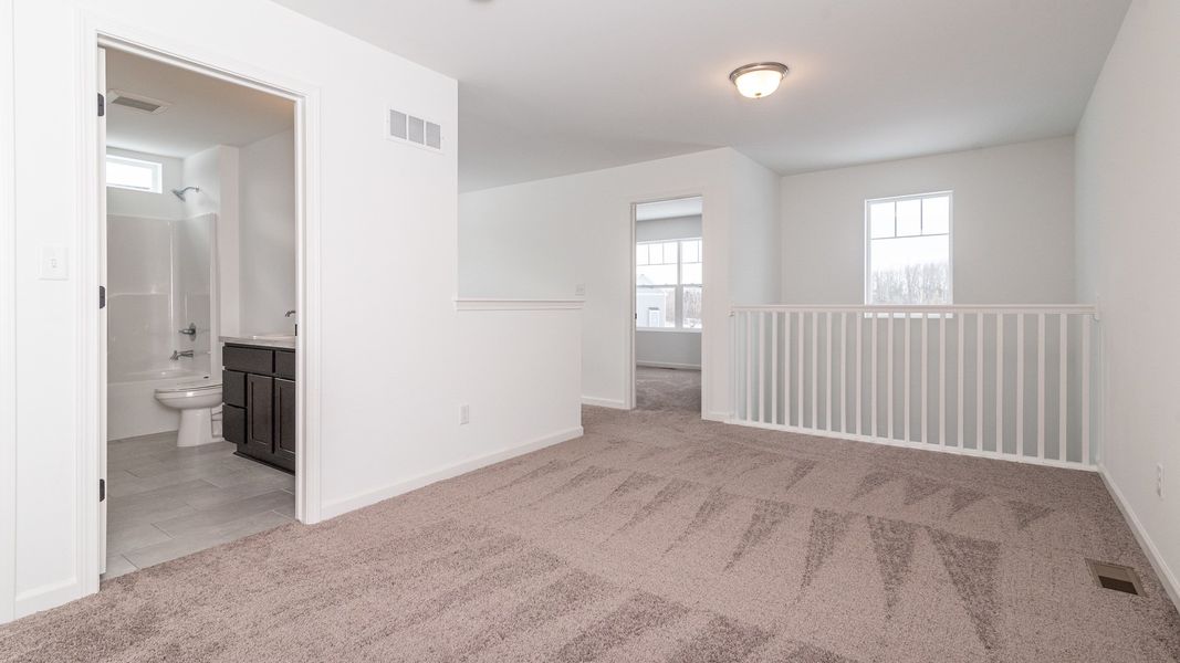 Representative unfurnished interior of a home built from the The Middleton by Norfolk Homes in Coronado Estates, Jackson (Image 86). Representative unfurnished interior of a home built from the The Middleton by Norfolk Homes in Coronado Estates, Jackson (Image 86).