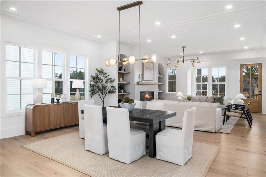 Furnished interior view inside a new home in , Milton (Image 51).