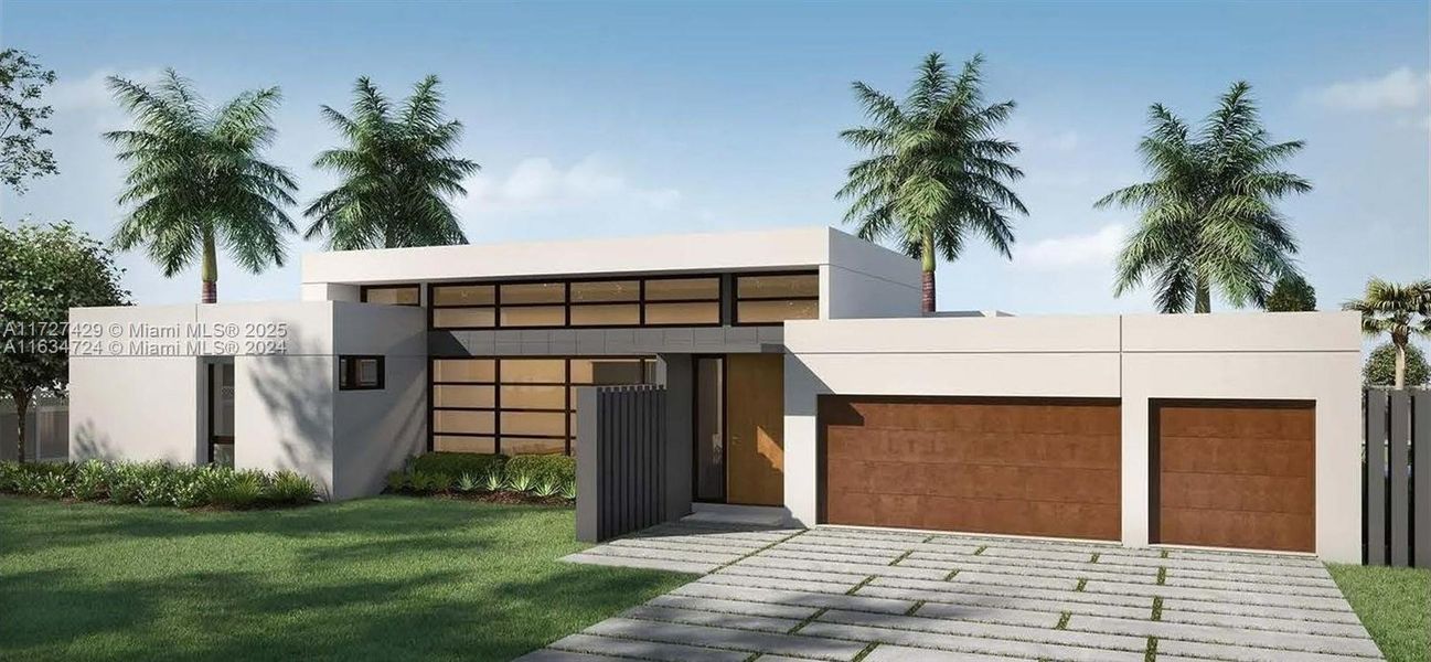 Front exterior of a new home in , Lake Worth, FL, highlighting curb appeal (Image 10).
