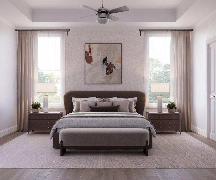 Aldridge - Interior Rendering - Owner's Suite