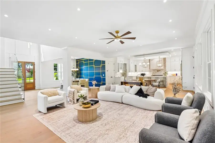 Furnished interior view inside a new home in , Buford (Image 7).