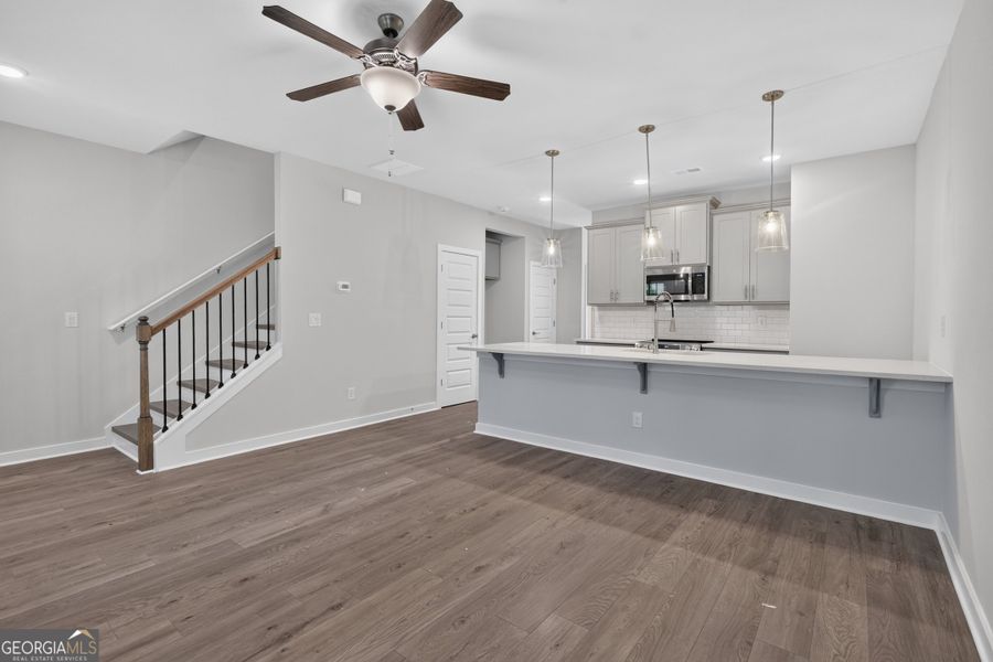 Spacious, unfurnished interior of a new home in The Cottages at East Lanier, Fayetteville (Image 10).