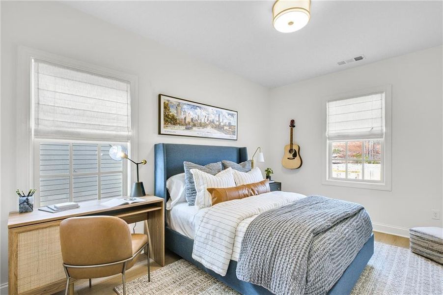 Furnished interior view inside a new home in Laurel View, Suwanee (Image 19). Furnished interior view inside a new home in Laurel View, Suwanee (Image 19).