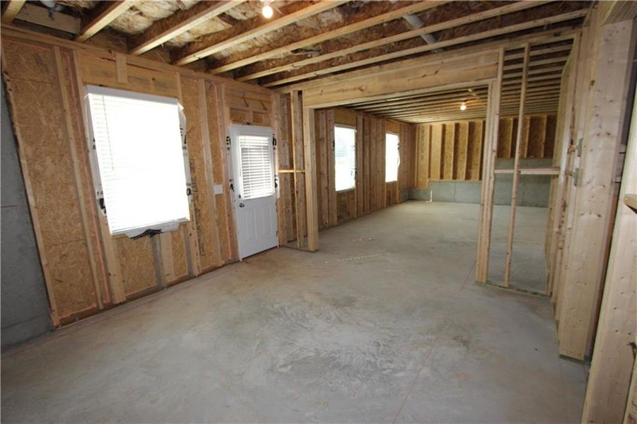 In-progress construction of a new home in Clark Farms, Flowery Branch, GA (Image 26).