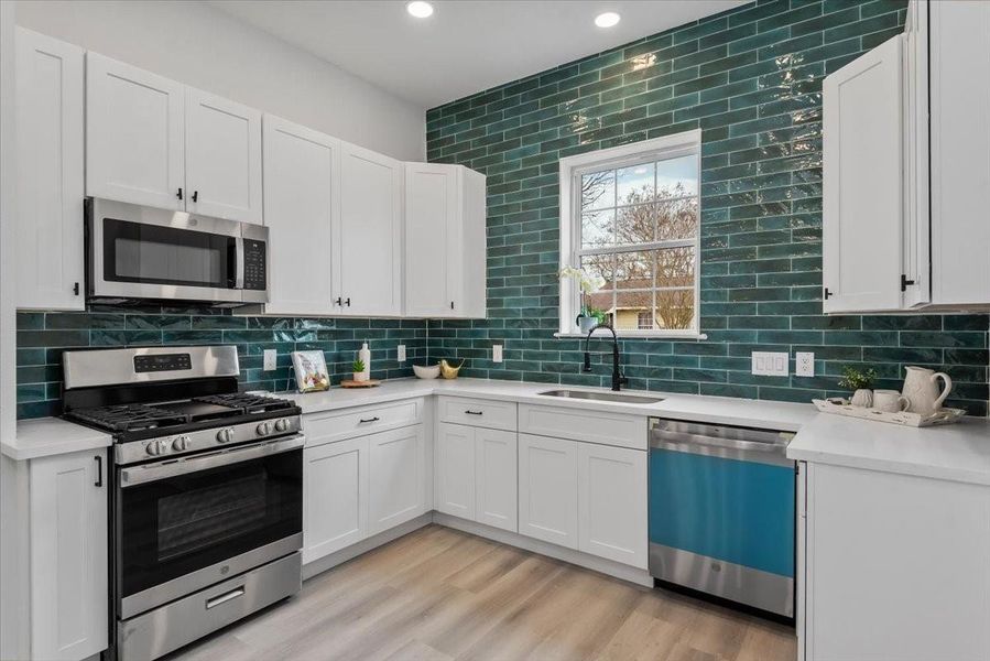 Furnished interior view inside a new home in , Houston (Image 16).