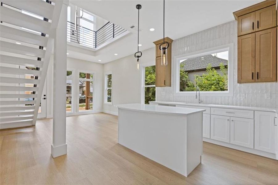 Furnished interior view inside a new home in , Atlanta (Image 5).