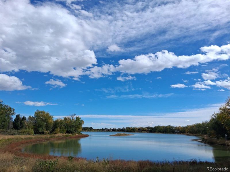 Community outdoor lounge w/ views of the lake Community outdoor lounge w/ views of the lake