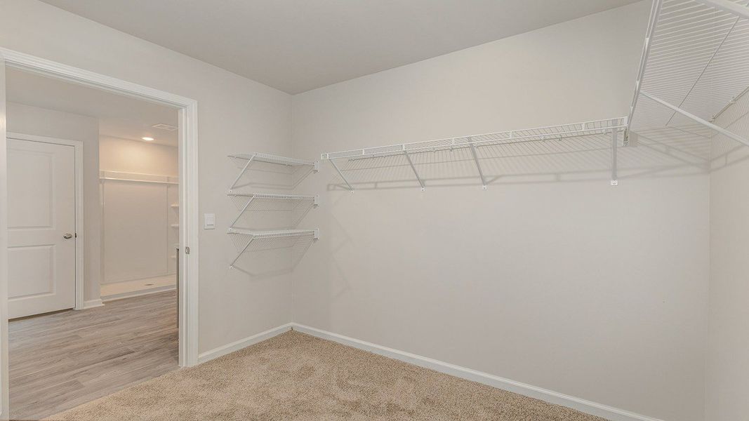 Representative unfurnished interior of a home built from the DOVER-EXPRESS by D.R. Horton in Stanbury Creek, Supply (Image 31).