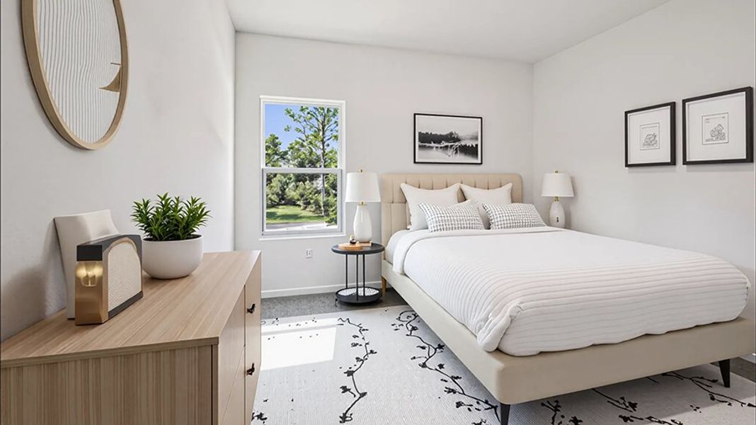 Representative furnished interior of a home built from the Coral by D.R. Horton in Oaks Preserve, Gainesville (Image 7).