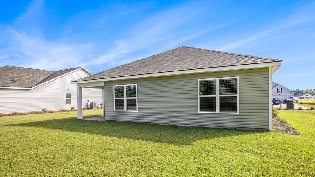 Exterior details and patio area of a home in Summerville, Darlington (Image 4). Exterior details and patio area of a home in Summerville, Darlington (Image 4).