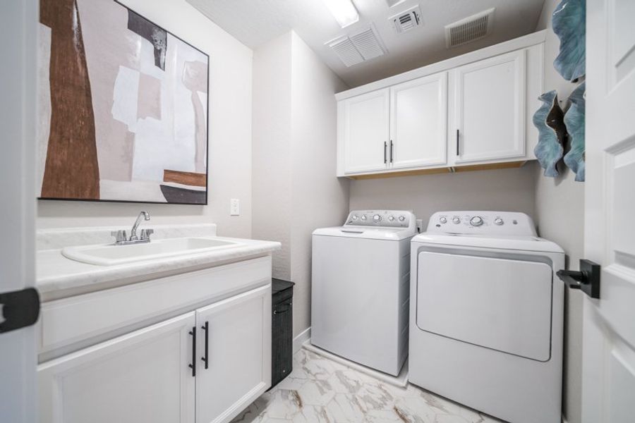 Furnished interior view inside a new home in Allen Ranches, Litchfield Park (Image 22).