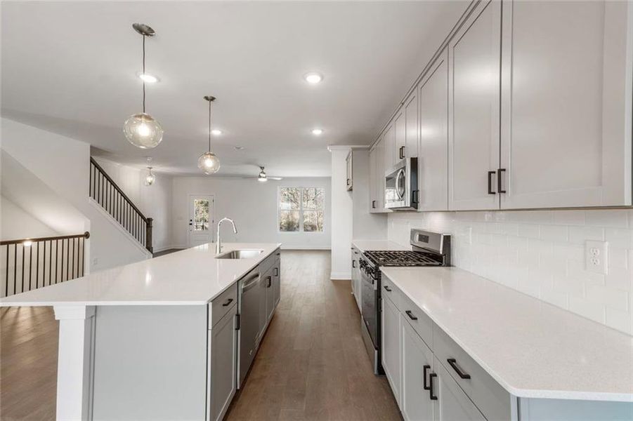 Furnished interior view inside a new home in , Sugar Hill (Image 7).