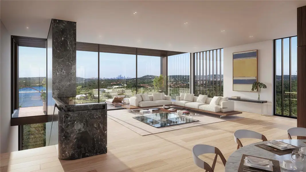Furnished interior view inside a new home in , Austin (Image 3).