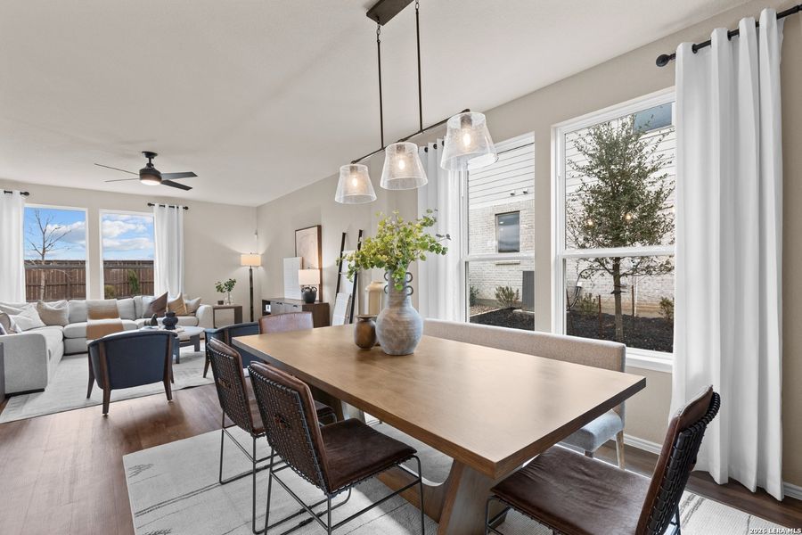 Furnished interior view inside a new home in , Boerne (Image 4).