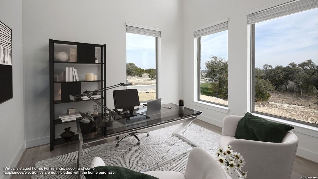 Furnished interior view inside a new home in Johnson Ranch, Bulverde (Image 13). Furnished interior view inside a new home in Johnson Ranch, Bulverde (Image 13).