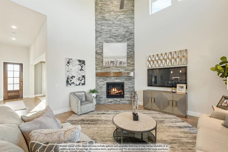 Furnished interior view inside a new home in Mosaic, Celina (Image 31). Furnished interior view inside a new home in Mosaic, Celina (Image 31).