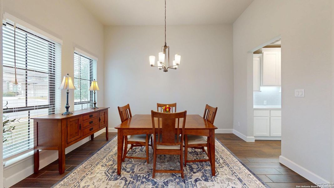 Furnished interior view inside a new home in Weston Oaks 55', San Antonio (Image 13).