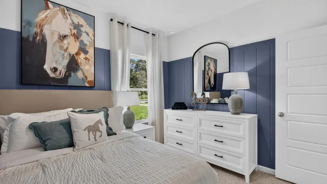 Furnished interior view inside a new home in Copes Landing, Jacksonville (Image 22).