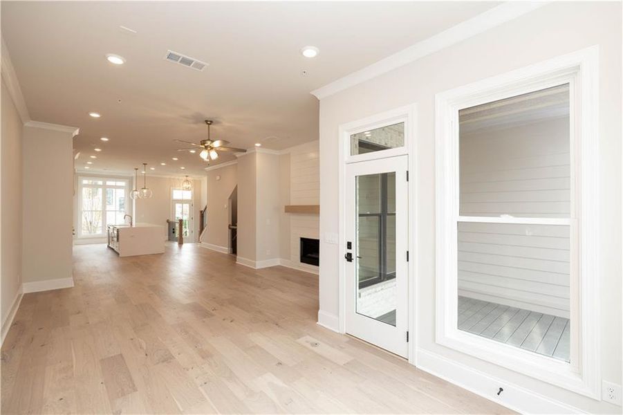 Spacious, unfurnished interior of a new home in Townes 333, Peachtree Corners (Image 40).