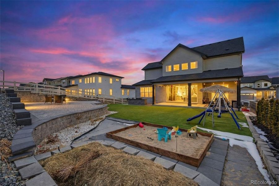 Exterior details and patio area of a home in , Parker (Image 4).
