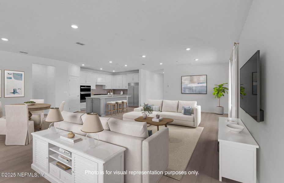 Furnished interior view inside a new home in Del Webb Saint Johns, St. Johns (Image 9).