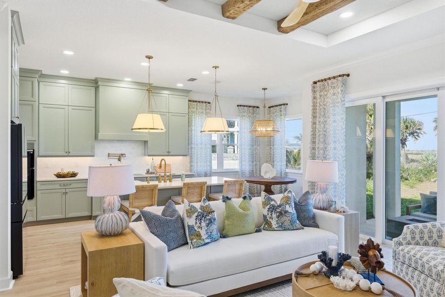 Representative furnished interior of a home built from the Amelia by SeaGate Homes in Beachview Cove, Ormond Beach (Image 39).