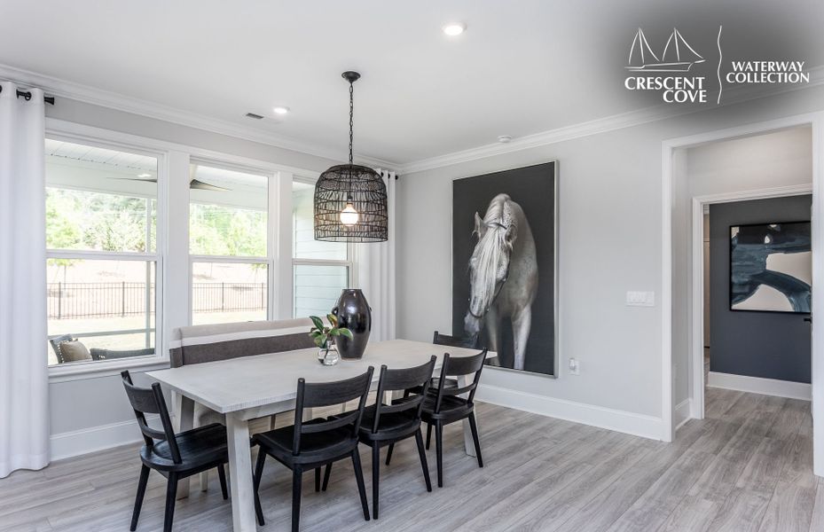 Representative furnished interior of a home built from the Renown - Waterway Collection by Pulte Homes in Crescent Cove, Myrtle Beach (Image 22).