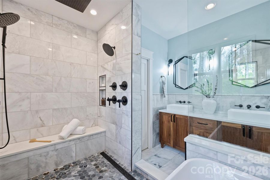 Furnished interior view inside a new home in , Charlotte (Image 42).