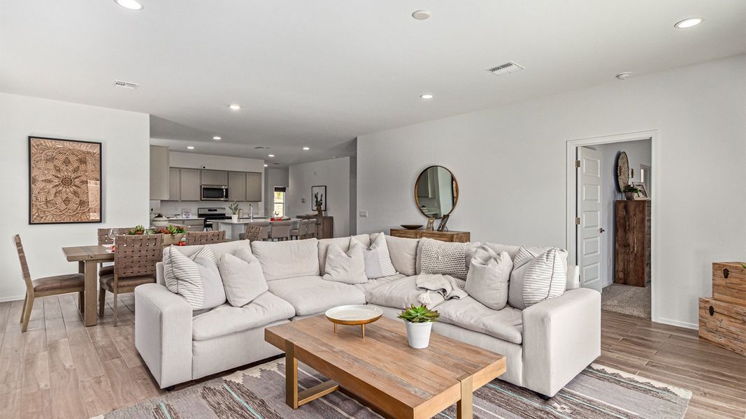 Furnished interior view inside a new home in Saguaro Bloom, Marana (Image 6).