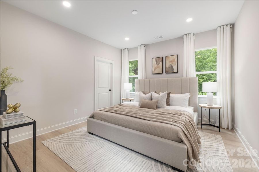 Furnished interior view inside a new home in , Charlotte (Image 10).