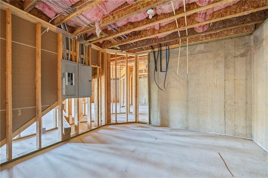 In-progress construction of a new home in , Monroe, GA (Image 18).