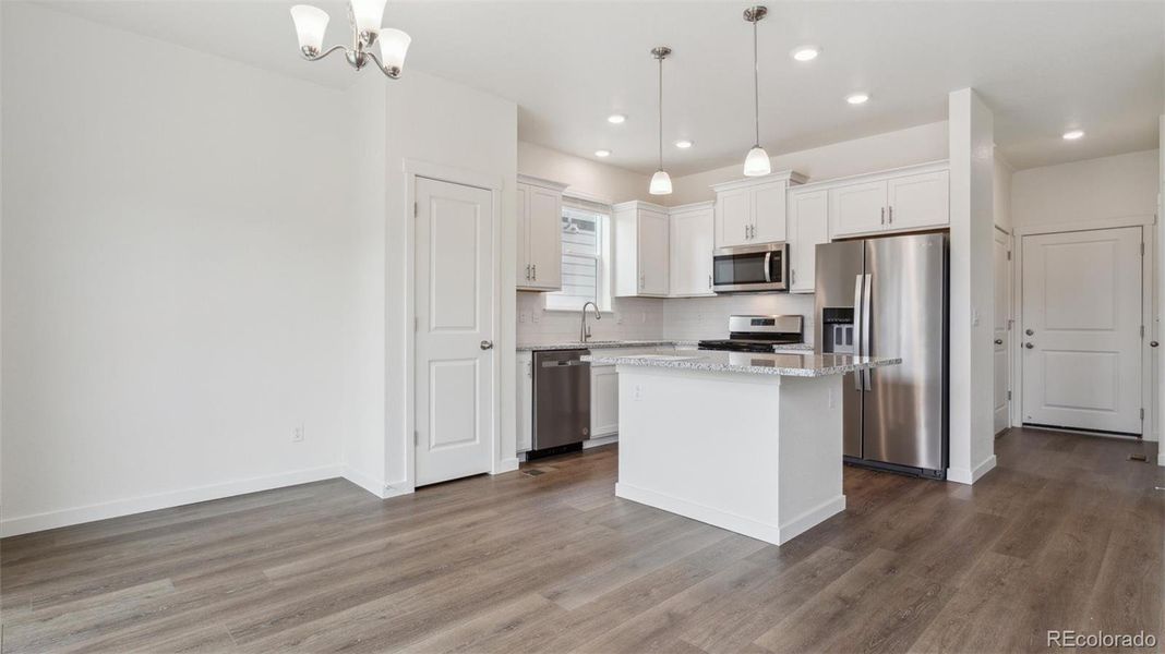 Furnished interior view inside a new home in Silver Peaks, Lochbuie (Image 8).