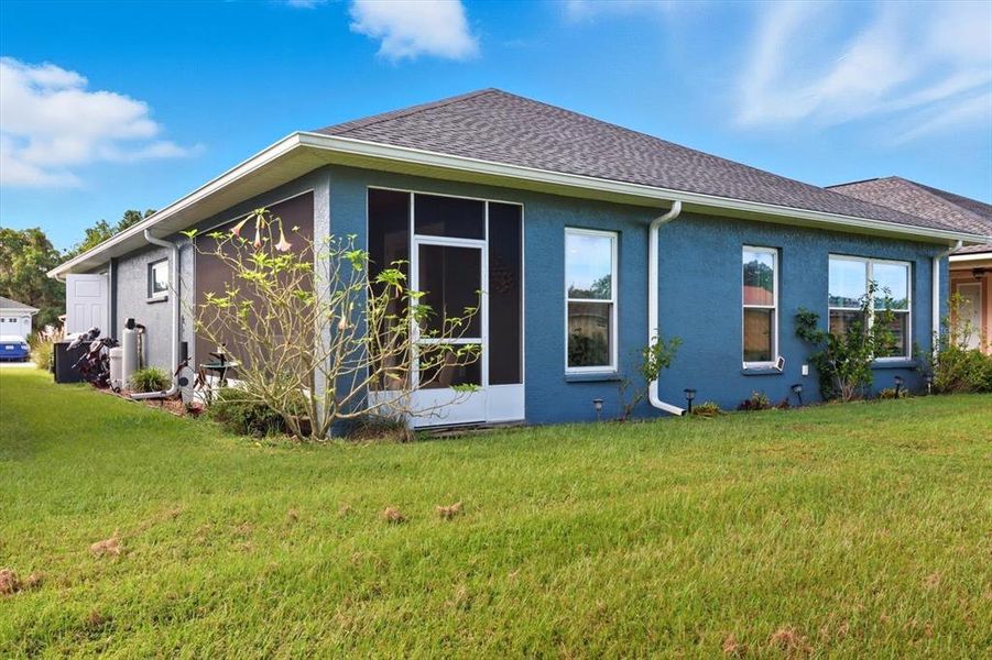 Exterior details and patio area of a home in , Inverness (Image 3).