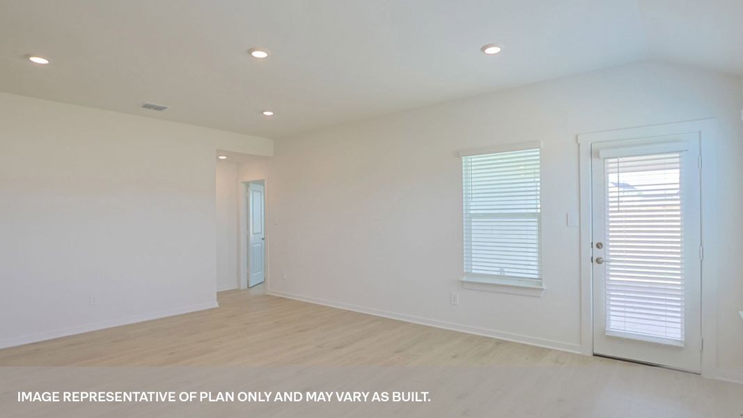 Representative unfurnished interior of a home built from the The Lakeway by D.R. Horton in Mayfair, New Braunfels (Image 27). Representative unfurnished interior of a home built from the The Lakeway by D.R. Horton in Mayfair, New Braunfels (Image 27).