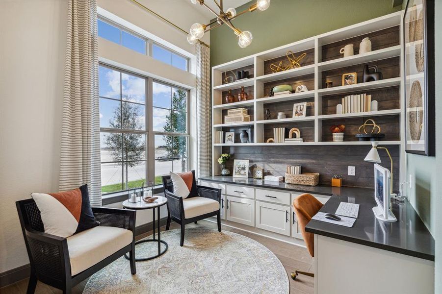 Furnished interior view inside a new home in Mantua Point Gardens, Van Alstyne (Image 7).