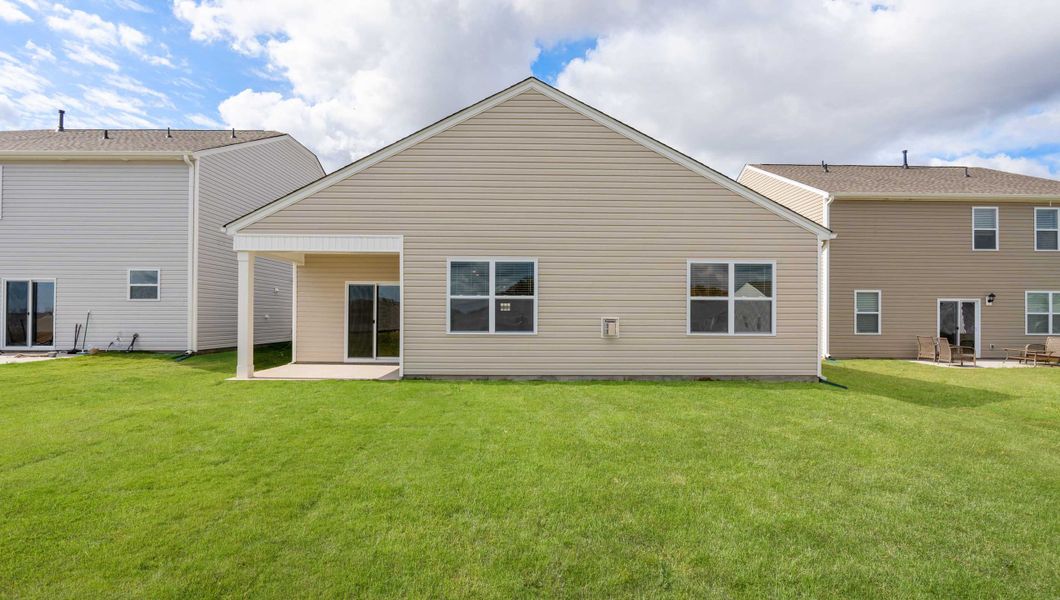 Front exterior of a new home in Sage Grove, Lyman, SC, highlighting curb appeal (Image 2).