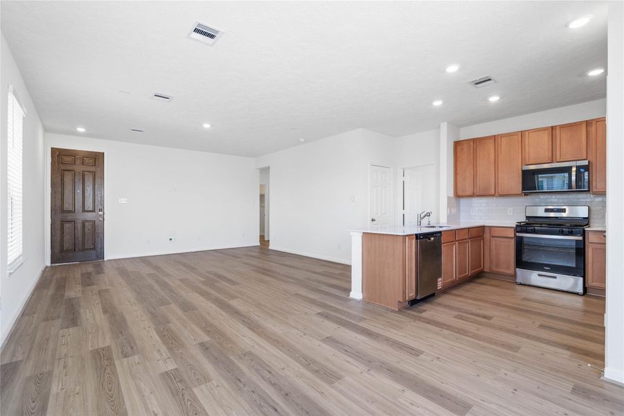 Additional view of the open concept living space!