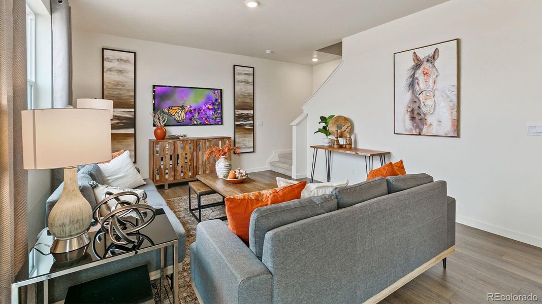 Furnished interior view inside a new home in Vista Meadows, Fort Lupton (Image 8).