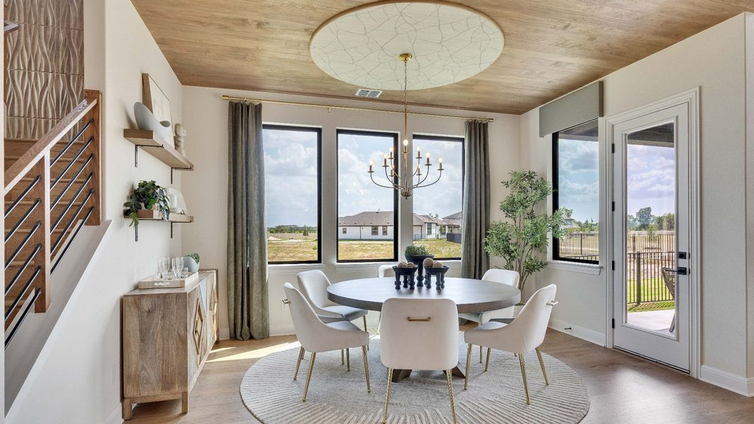 Representative furnished interior of a home built from the Elm by DRB Homes in Anthem, Kyle (Image 12).