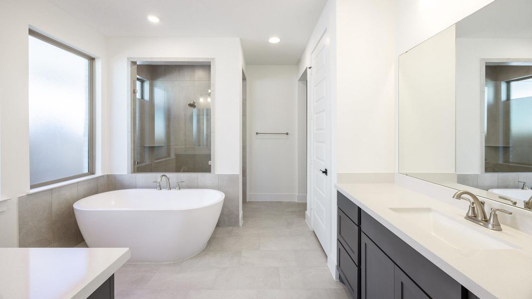 Furnished interior view inside a new home in Nolina 60', Georgetown (Image 9).