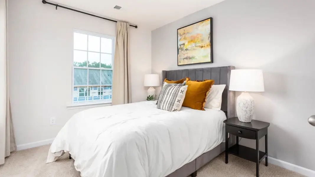 Furnished interior view inside a new home in North Village Townes, Greensboro (Image 16).