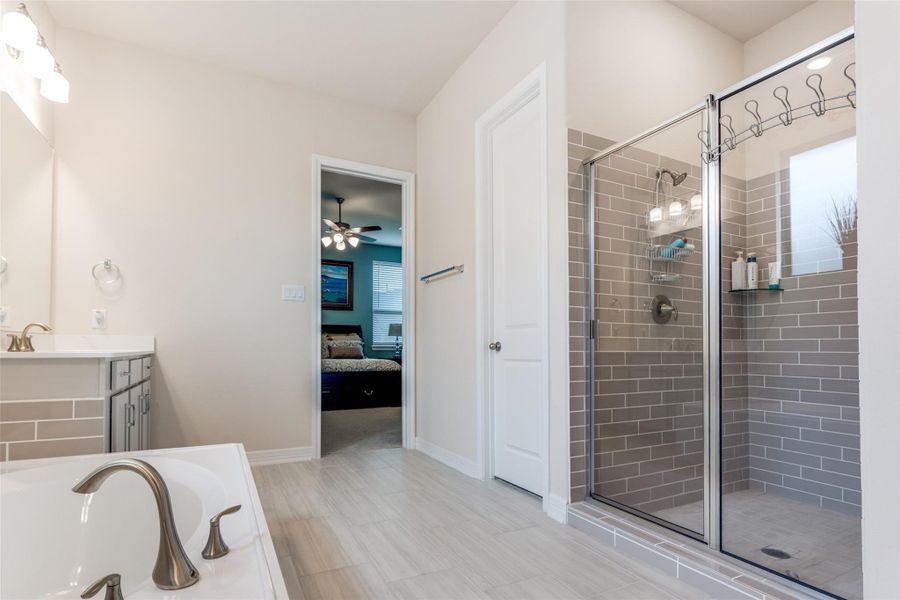 Furnished interior view inside a new home in , League City (Image 12).