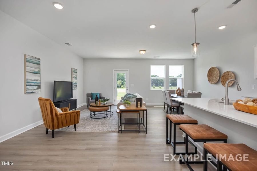 Furnished interior view inside a new home in Springvale, Fuquay Varina (Image 18).