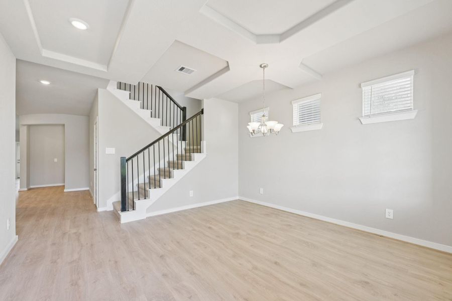 Photo is not of the actual home, but is an inspirational photo of builder’s model home and may depict options, furnishings, and/or decorator features that are not included