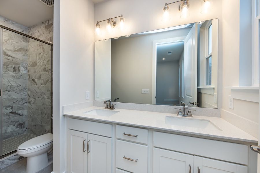 Furnished interior view inside a new home in Context at Oakhurst, Charlotte (Image 10).