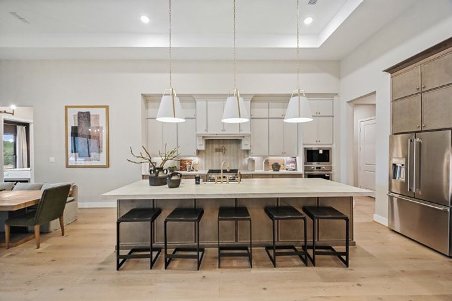 Furnished interior view inside a new home in Wildtree 70', Montgomery (Image 32).