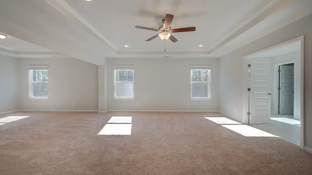 Furnished interior view inside a new home in Riverbend Overlook, Fayetteville (Image 17).