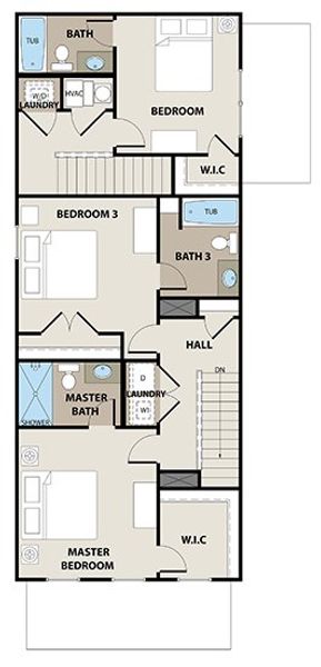 2D floor plan layout for the Josephine by Peachtree Building Group in The Cottages at East Lanier, Fayetteville, GA (Image 3). 2D floor plan layout for the Josephine by Peachtree Building Group in The Cottages at East Lanier, Fayetteville, GA (Image 3).