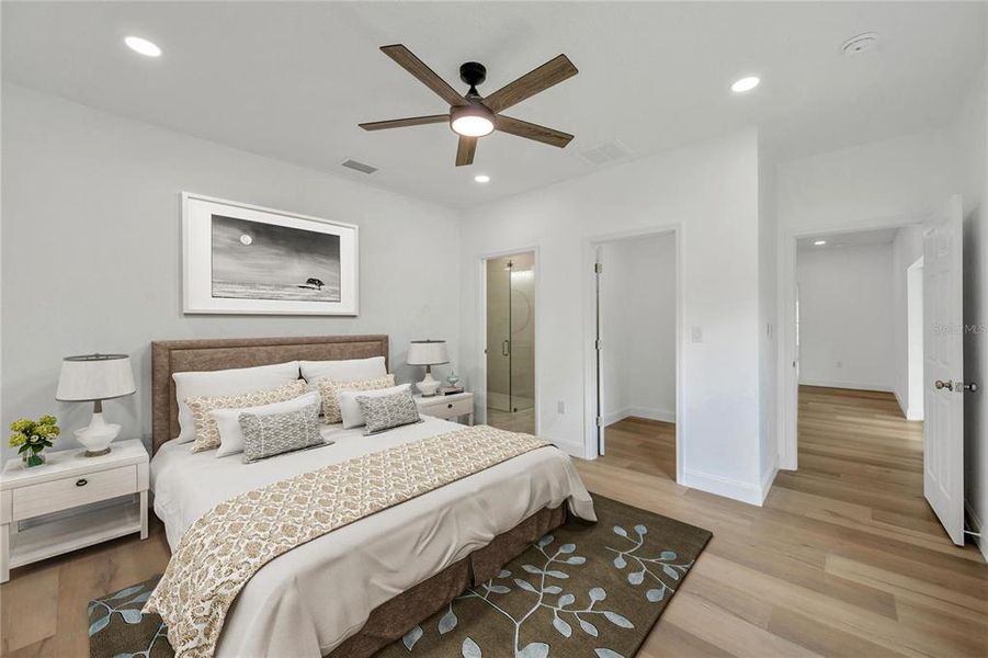 Furnished interior view inside a new home in , Dade City (Image 17). Furnished interior view inside a new home in , Dade City (Image 17).